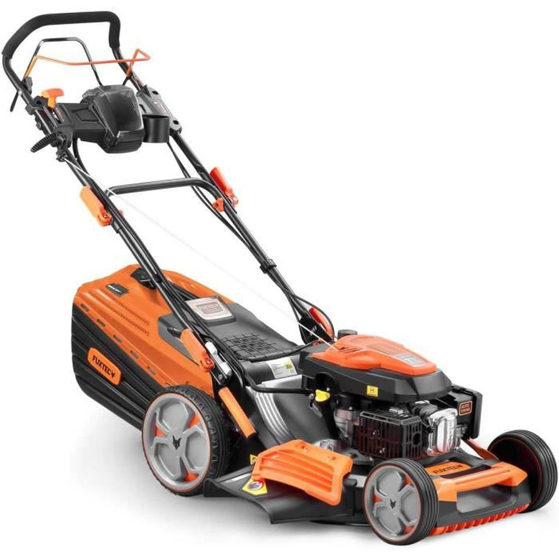 FUXTEC FX-RM5396PeS-PRO Elektro-Rasenmäher, 53cm Schnittbreite, Regulierbare Geschwindigkeit, Elektrischer Start, Antriebssystem, [100]