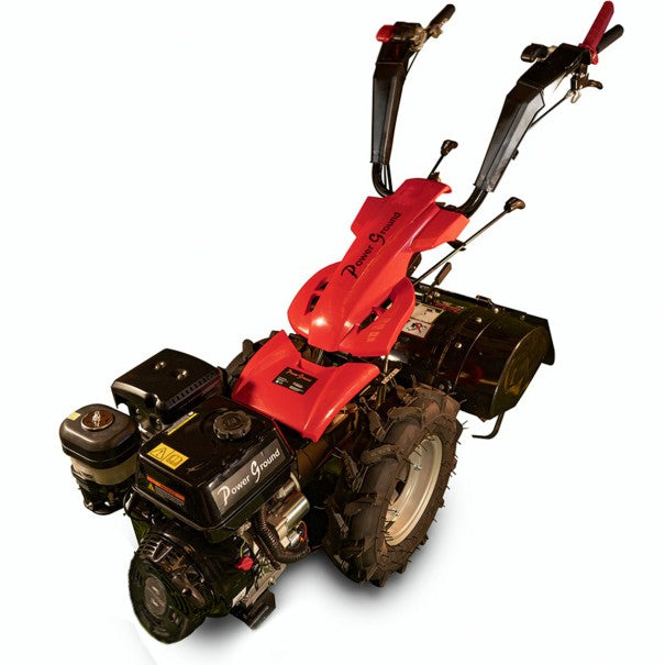 Benzinbetriebene Einachsschlepper 420cc 13cv-15cv max Elektrostart - Golliath POWERGROUNDPro Raptor